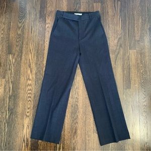 Vince Womens Gray Wool Cotton Elastane Dress Pants Size 6